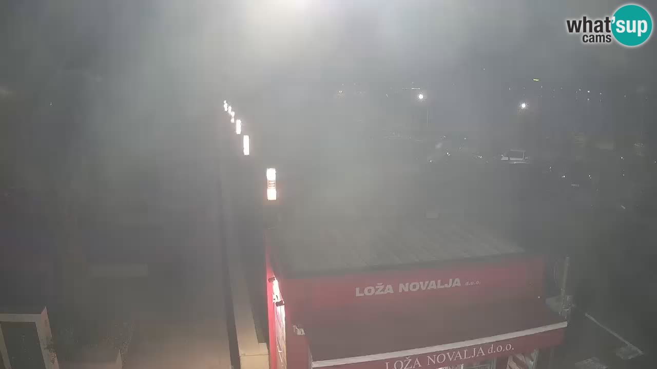 Camera en diecto Novalja – Obala Petra Krešimira IV