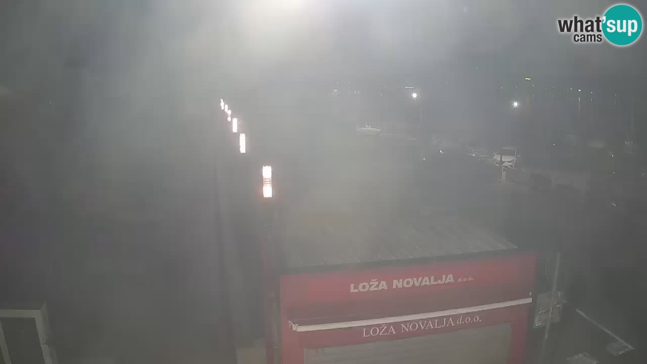 Webcam live Novalja – Obala Petra Krešimira IV