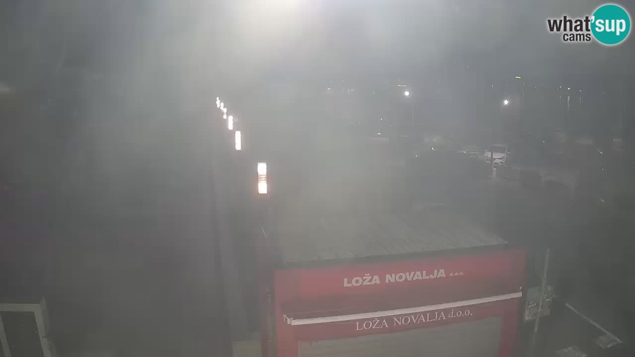 Web kamera Novalja – Obala Petra Krešimira IV