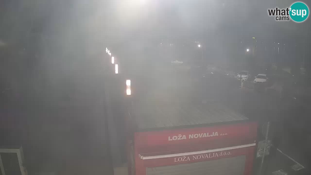 Spletna kamera Novalja – Obala Petra Krešimira IV