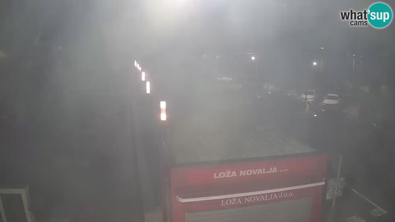 Camera en diecto Novalja – Obala Petra Krešimira IV