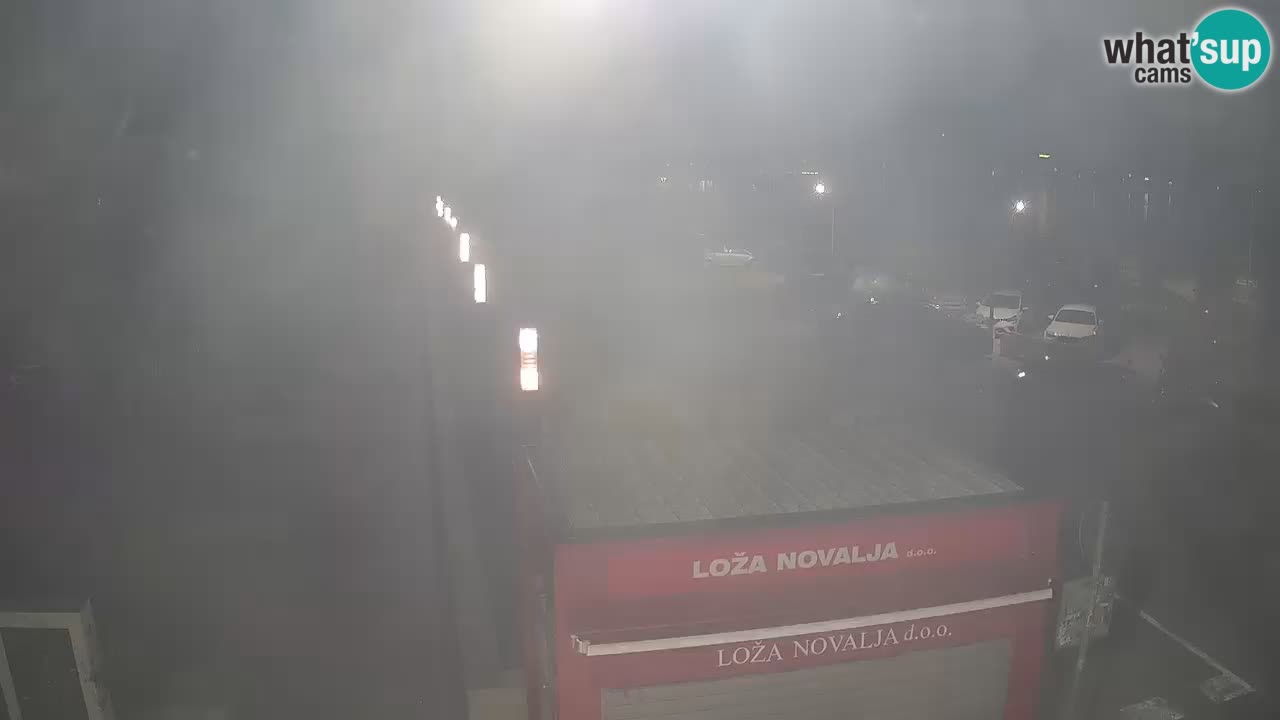 Web kamera Novalja – Obala Petra Krešimira IV