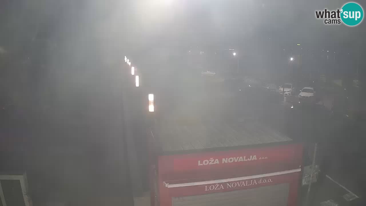 Camera en diecto Novalja – Obala Petra Krešimira IV