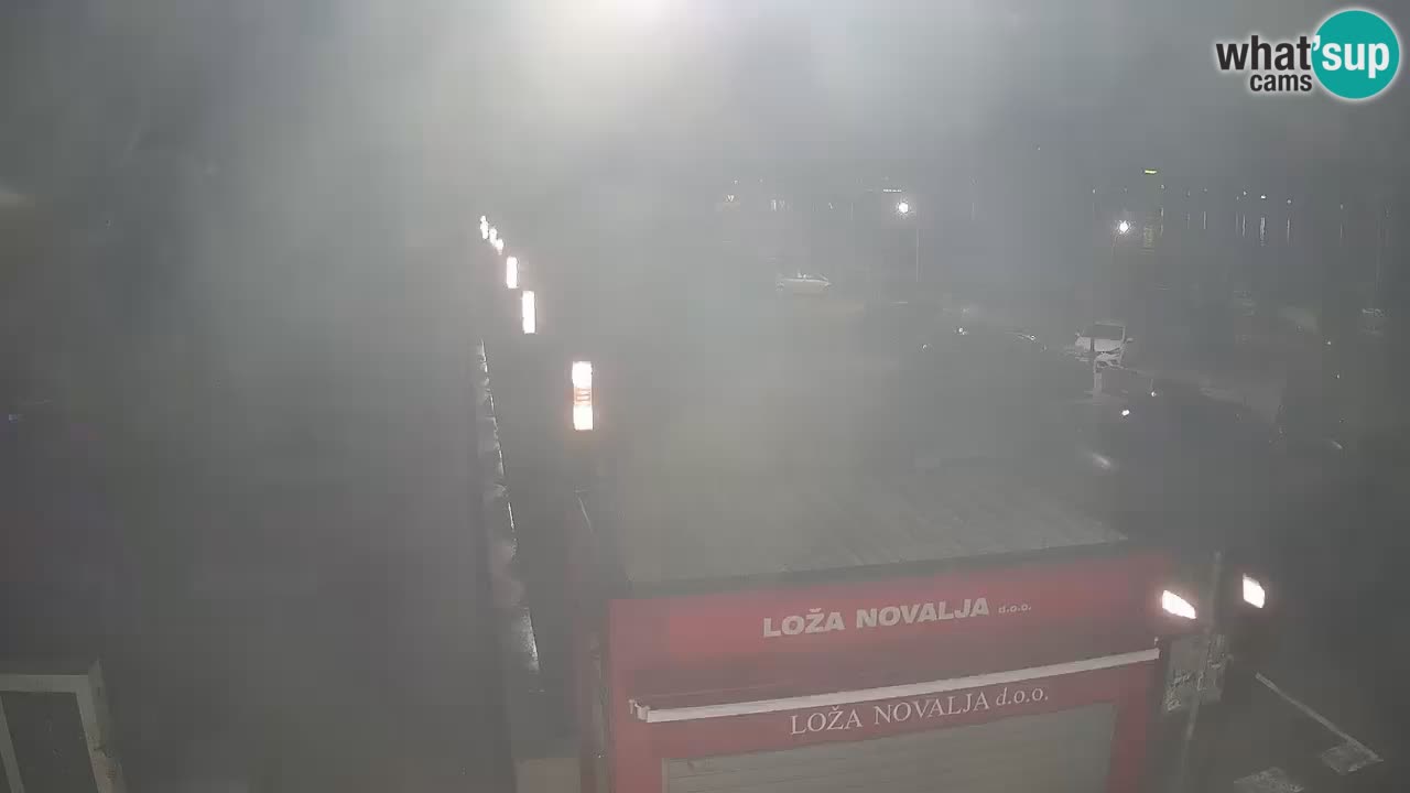 Web kamera Novalja – Obala Petra Krešimira IV