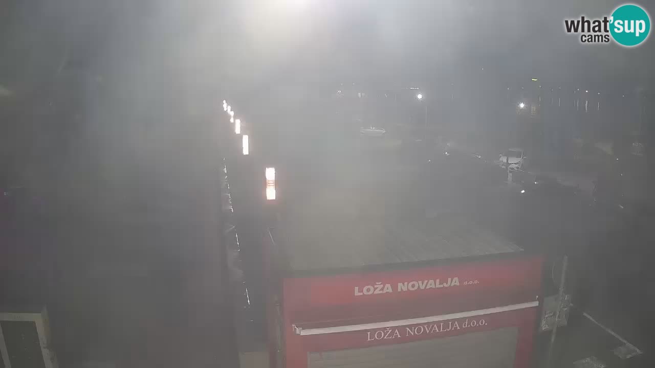 Camera en diecto Novalja – Obala Petra Krešimira IV