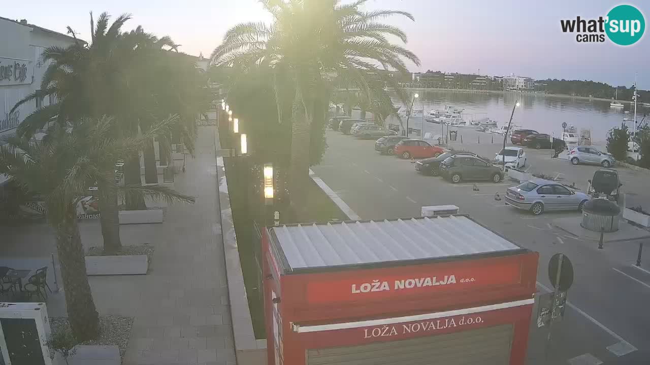 Live cam Novalja – Obala Petra Krešimira IV