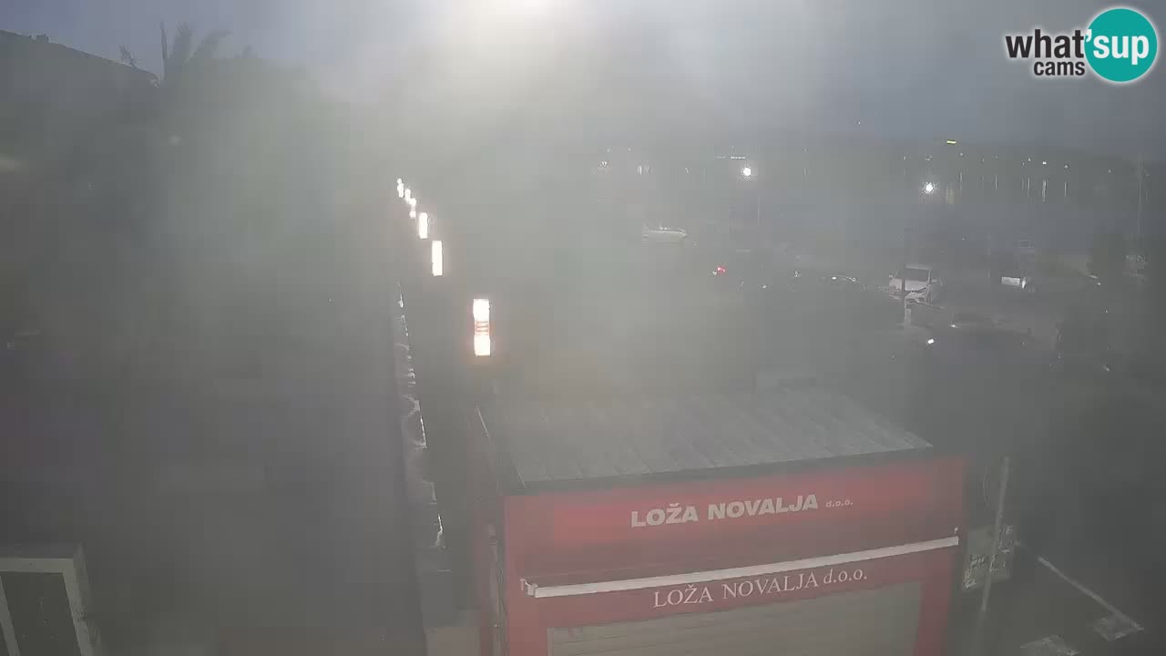 Live cam Novalja – Obala Petra Krešimira IV