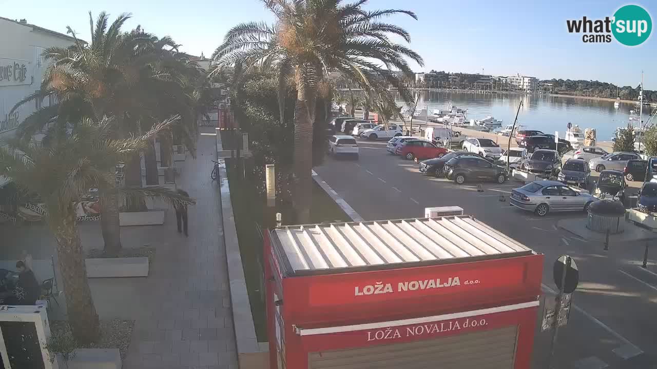 Web kamera Novalja – Obala Petra Krešimira IV