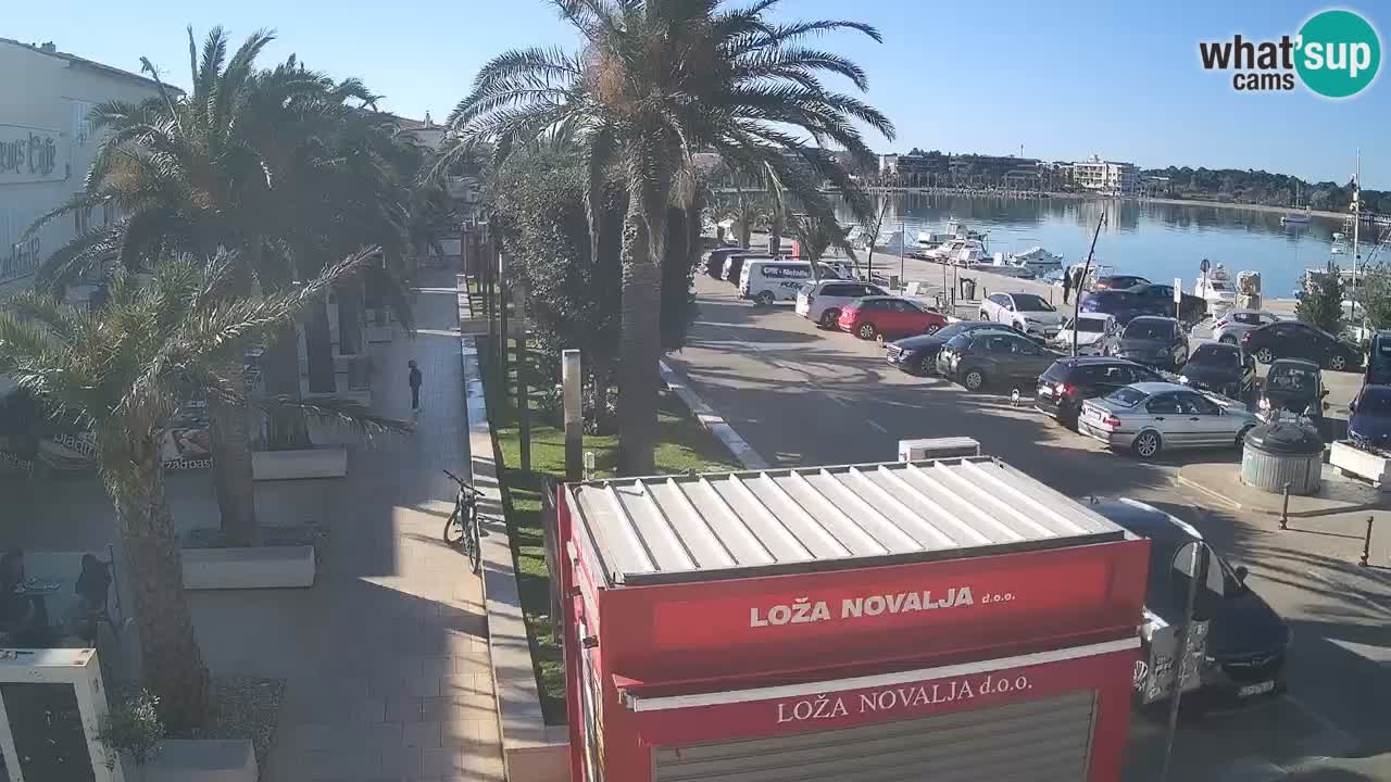 Live cam Novalja – Obala Petra Krešimira IV