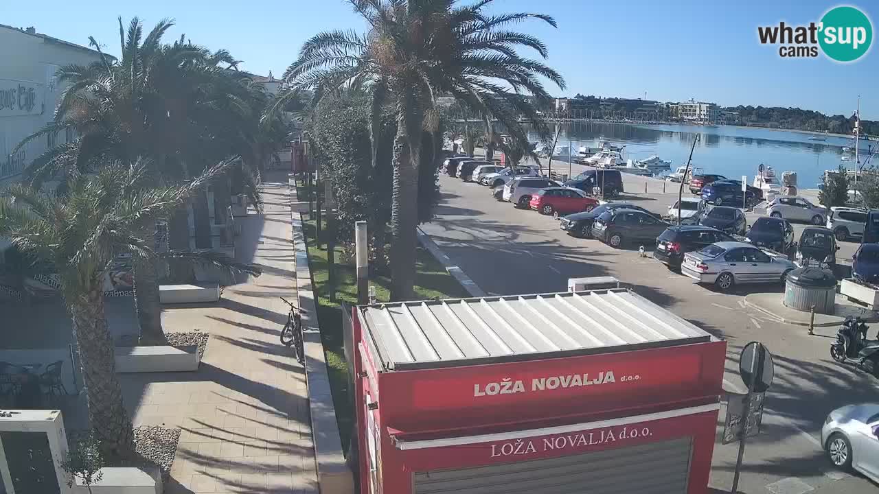 Webcam live Novalja – Obala Petra Krešimira IV