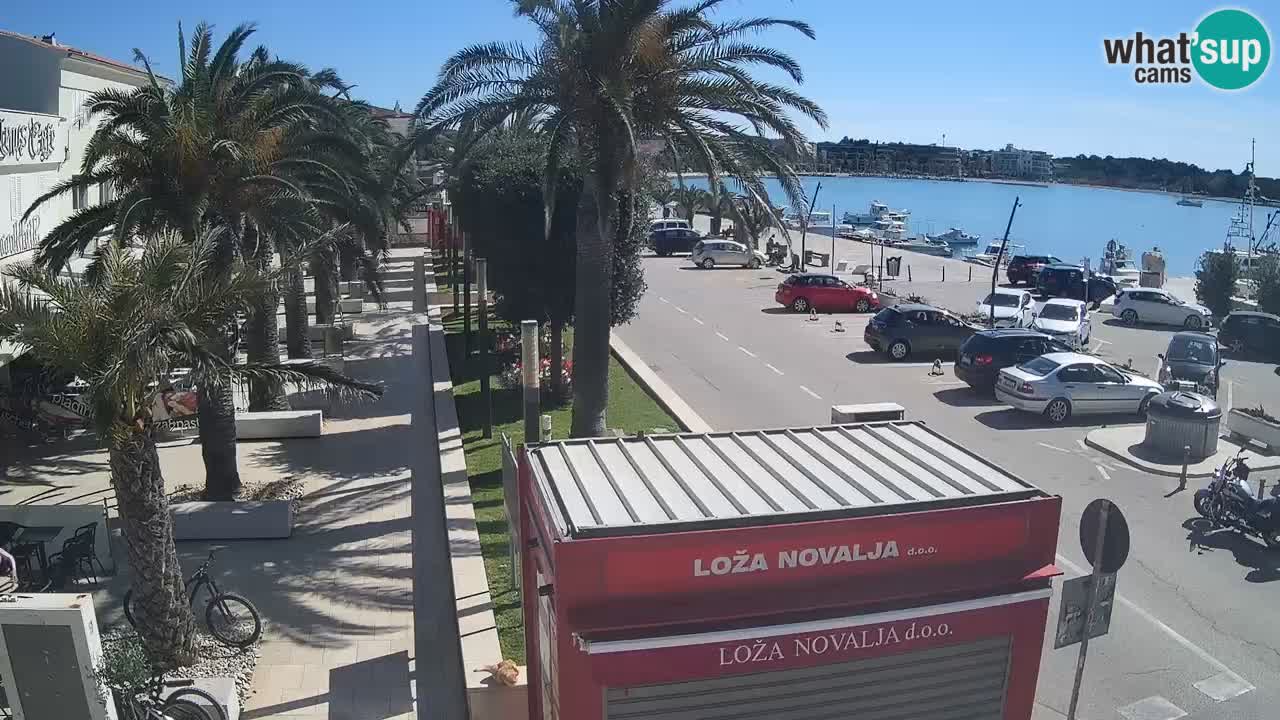 Webcam Novalja – Obala Petra Krešimira IV