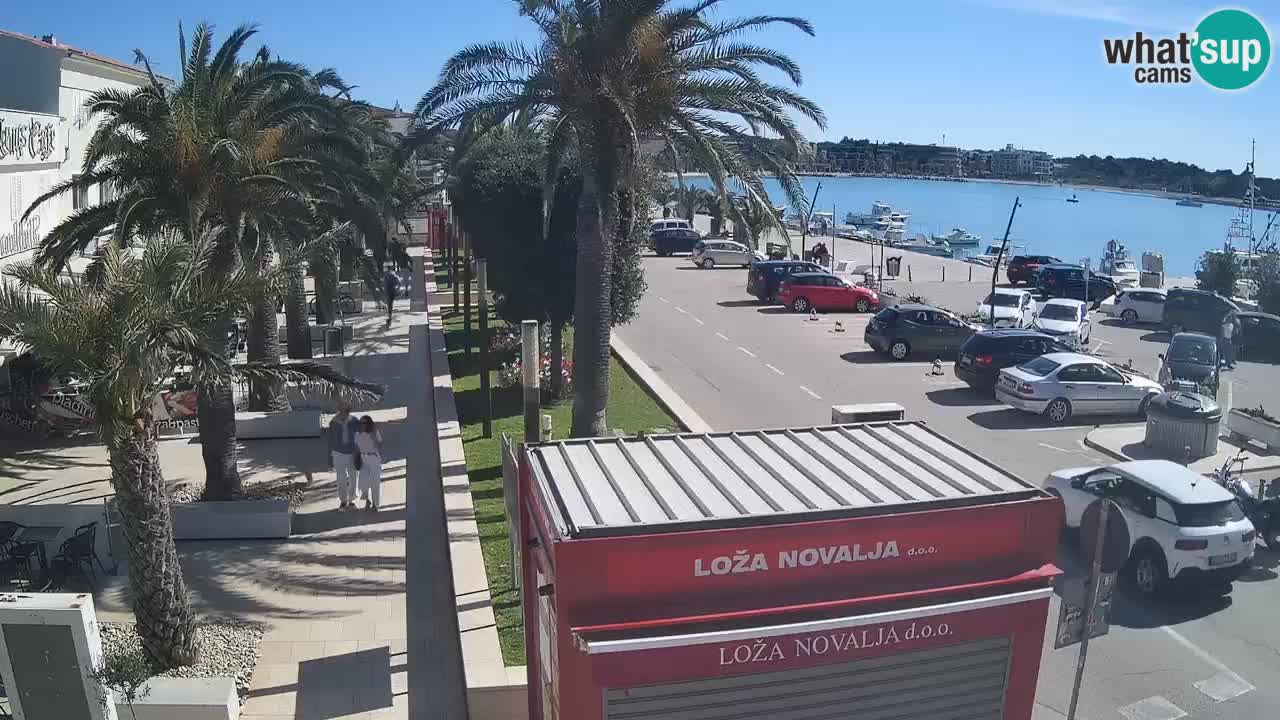 Live cam Novalja – Obala Petra Krešimira IV