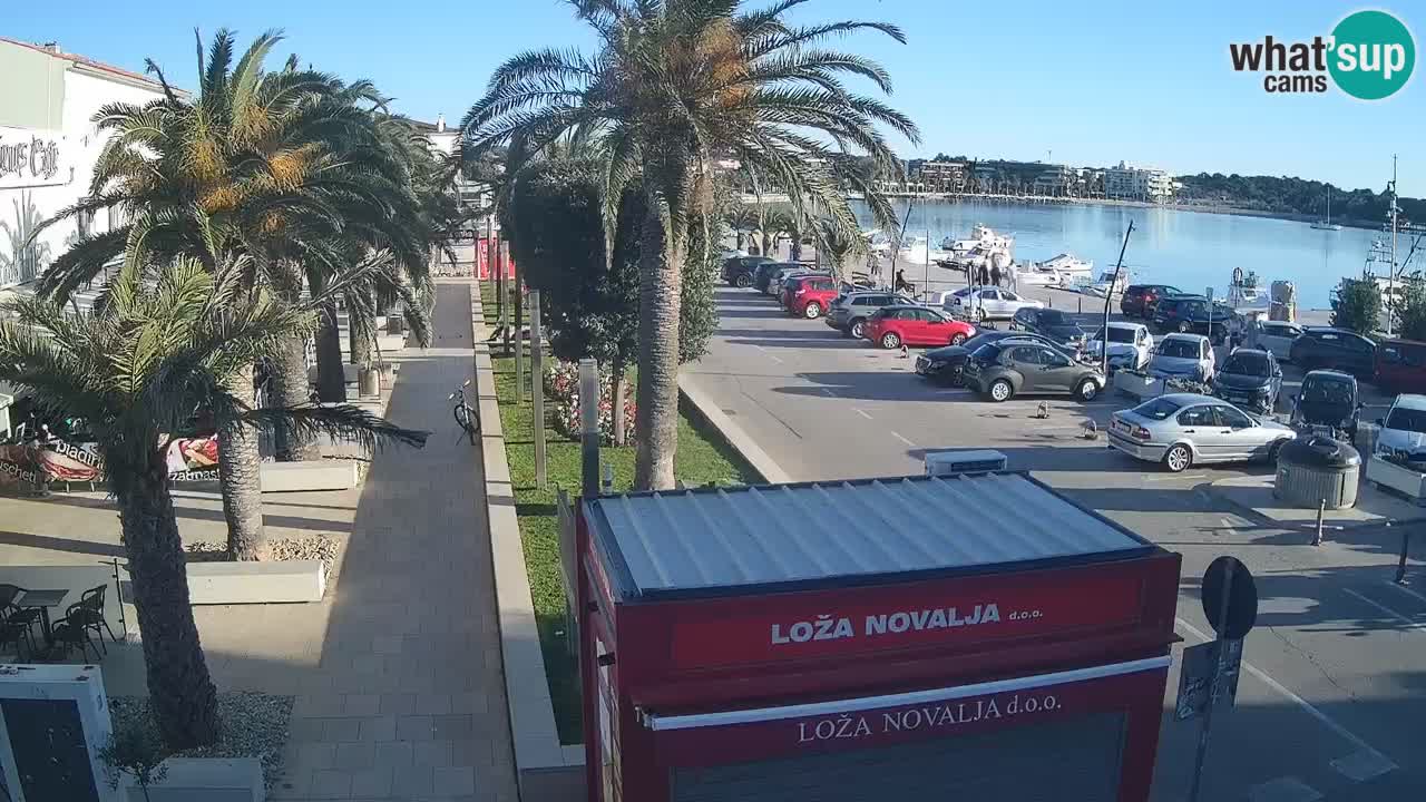 Webcam Novalja – Obala Petra Krešimira IV