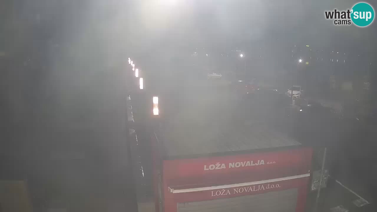 Web kamera Novalja – Obala Petra Krešimira IV