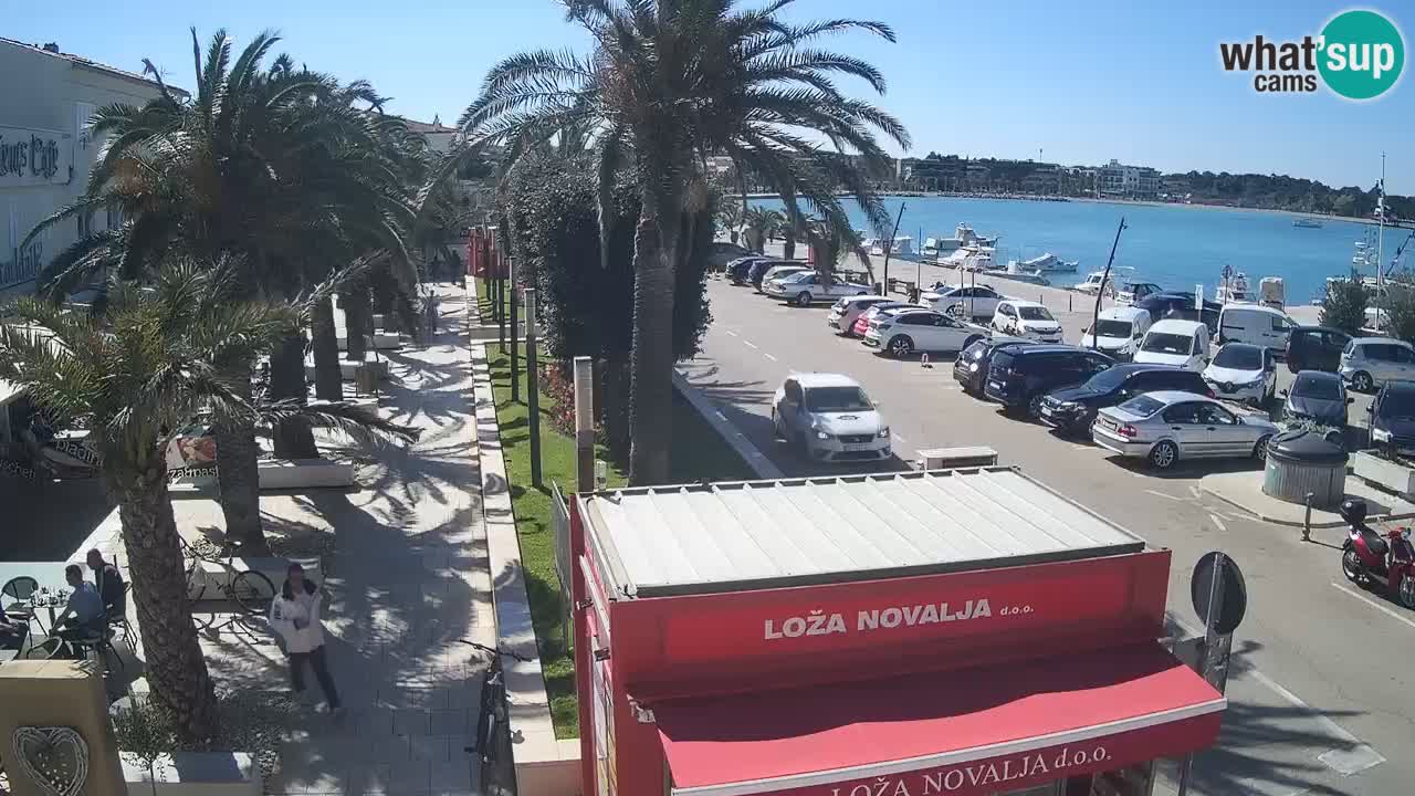 Live cam Novalja – Obala Petra Krešimira IV