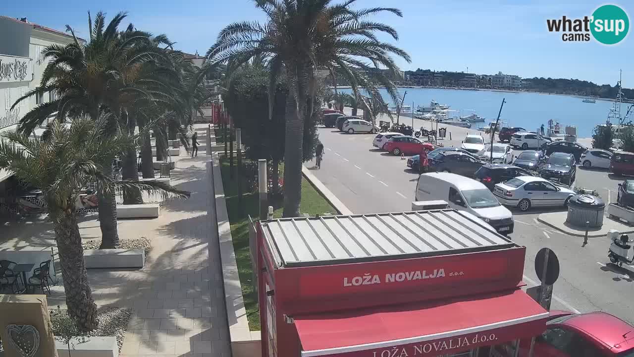 Webcam live Novalja – Obala Petra Krešimira IV