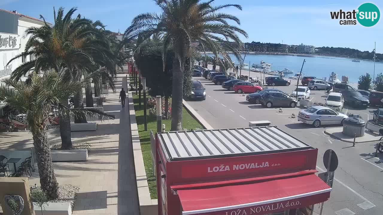 Webcam live Novalja – Obala Petra Krešimira IV