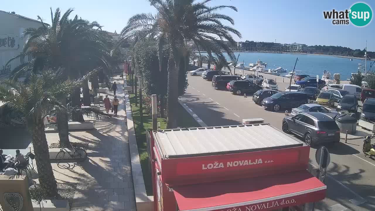 Live cam Novalja – Obala Petra Krešimira IV