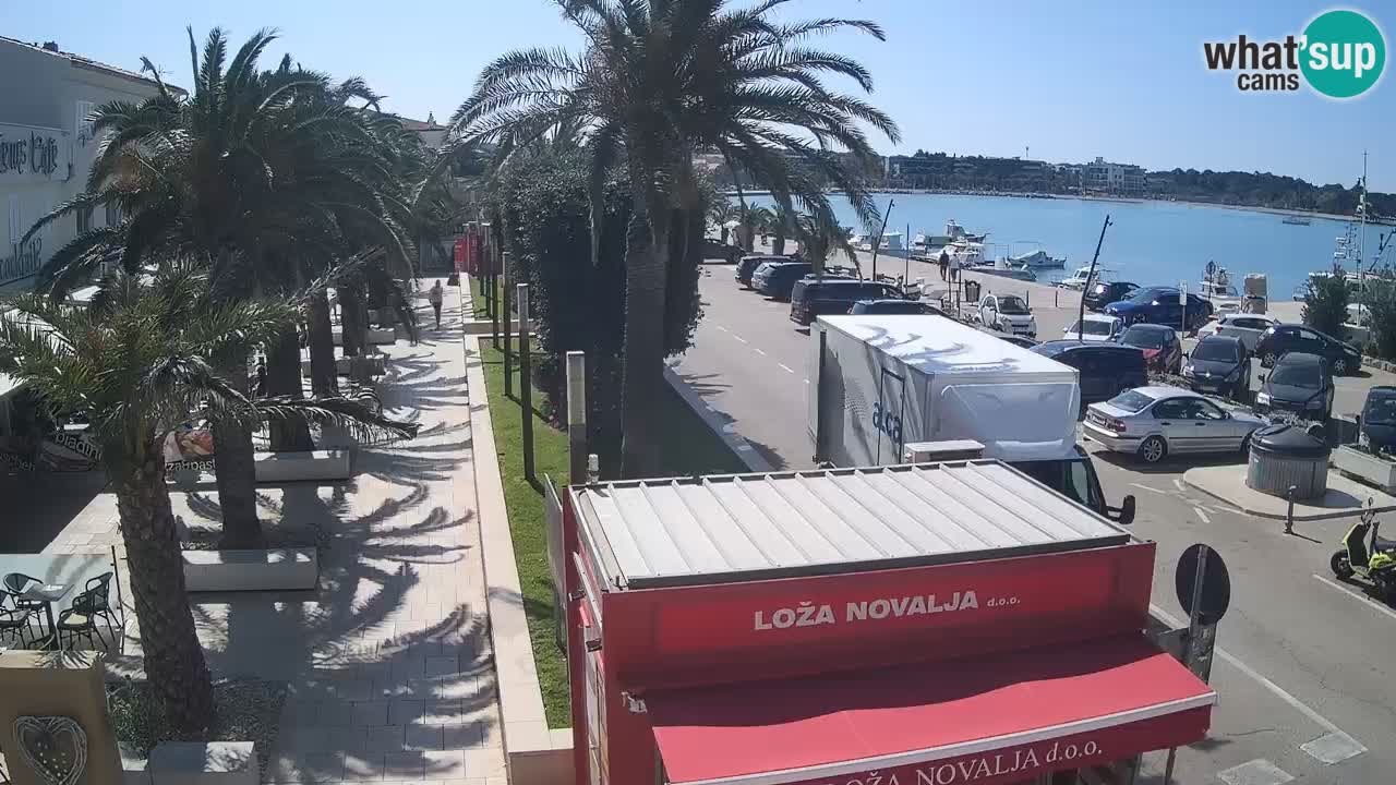 Live cam Novalja – Obala Petra Krešimira IV