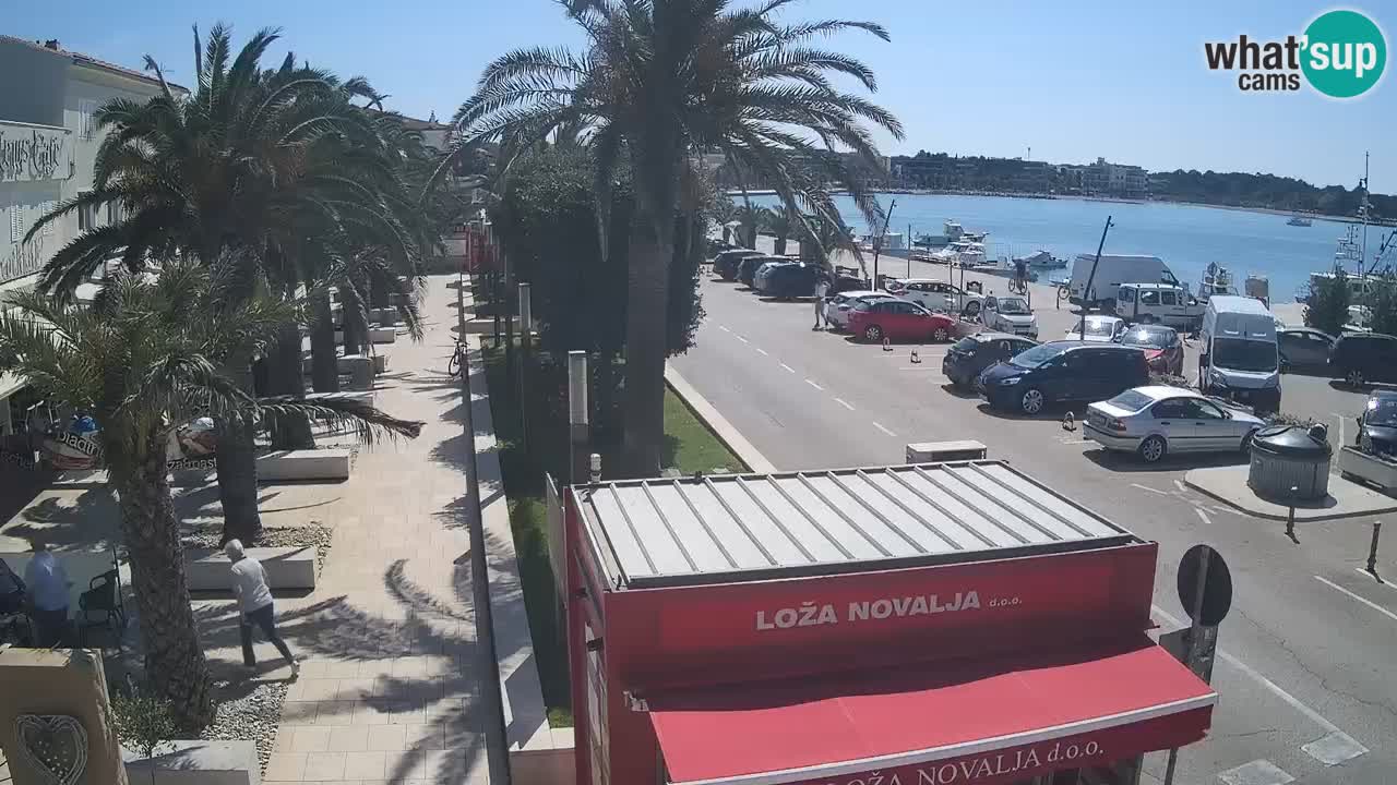 Live cam Novalja – Obala Petra Krešimira IV