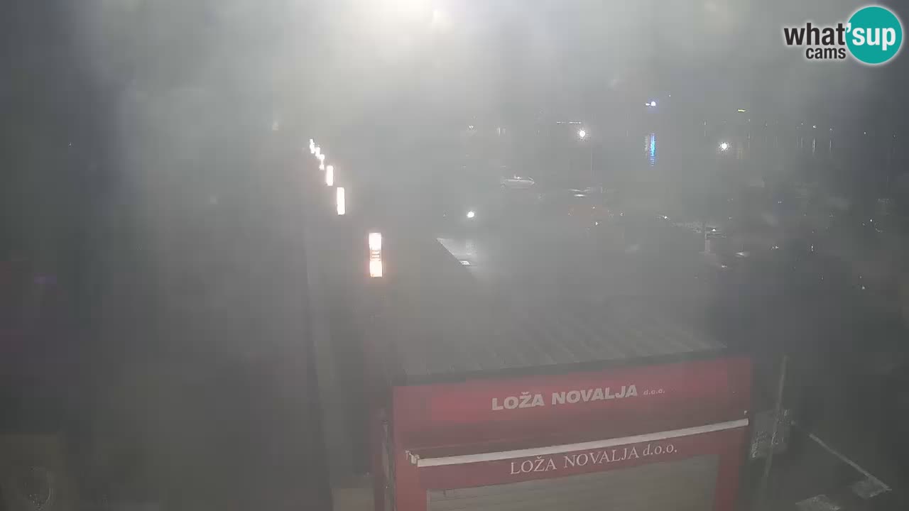 Web kamera Novalja – Obala Petra Krešimira IV