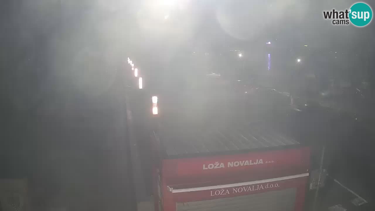 Camera en diecto Novalja – Obala Petra Krešimira IV