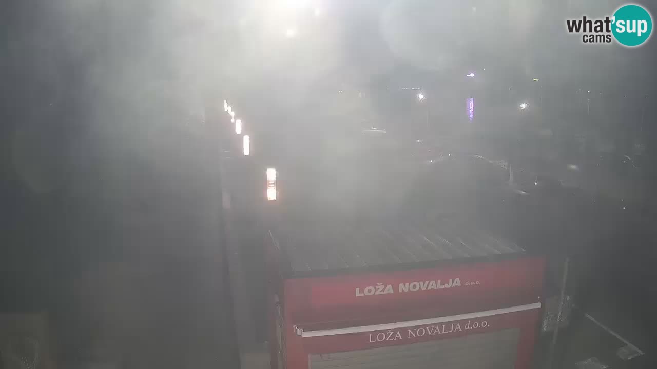 Webcam live Novalja – Obala Petra Krešimira IV