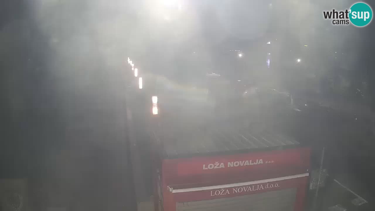 Web kamera Novalja – Obala Petra Krešimira IV