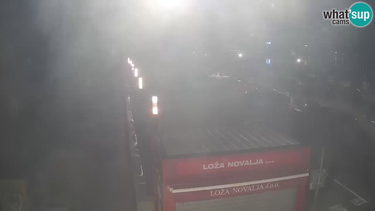 Camera en diecto Novalja – Obala Petra Krešimira IV