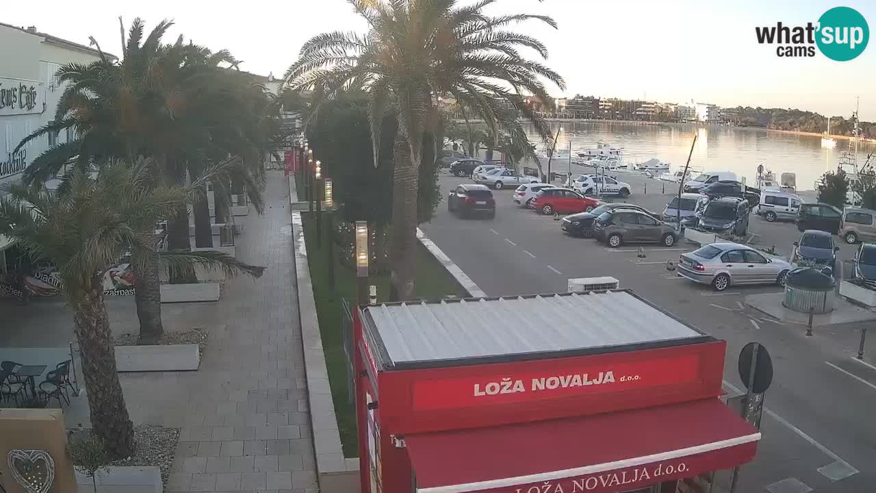 Camera en diecto Novalja – Obala Petra Krešimira IV