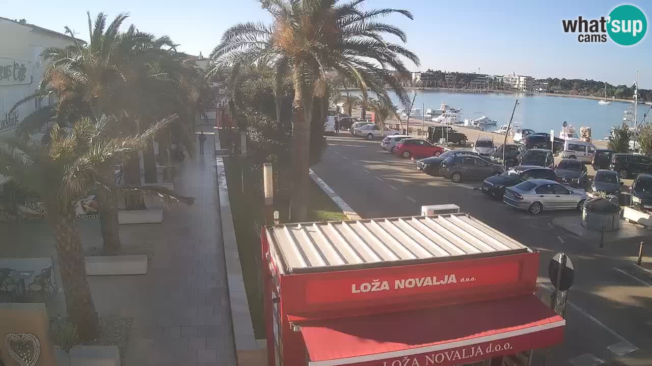 Webcam live Novalja – Obala Petra Krešimira IV