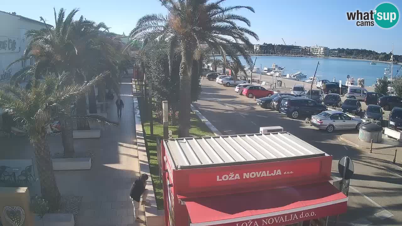 Webcam live Novalja – Obala Petra Krešimira IV