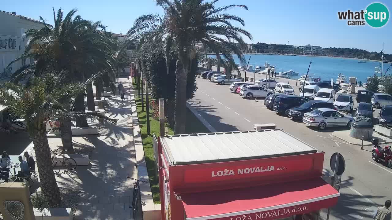 Live cam Novalja – Obala Petra Krešimira IV