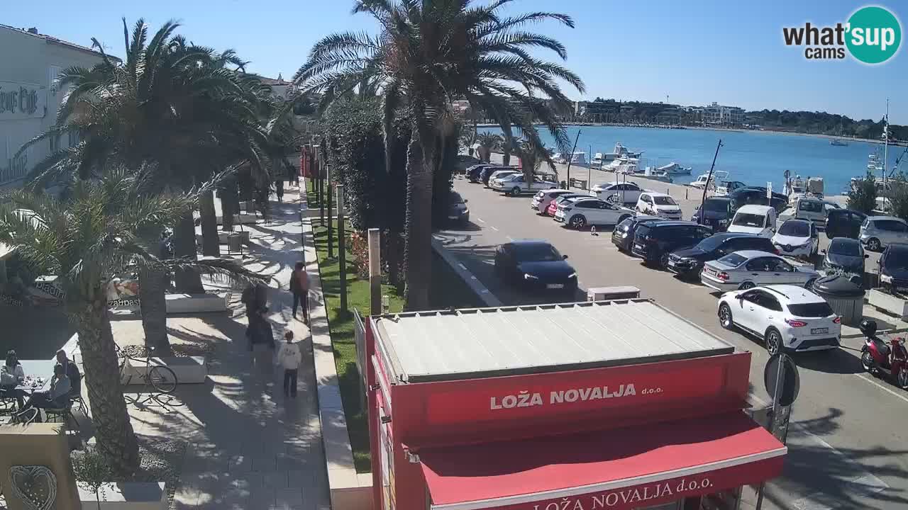 Live cam Novalja – Obala Petra Krešimira IV