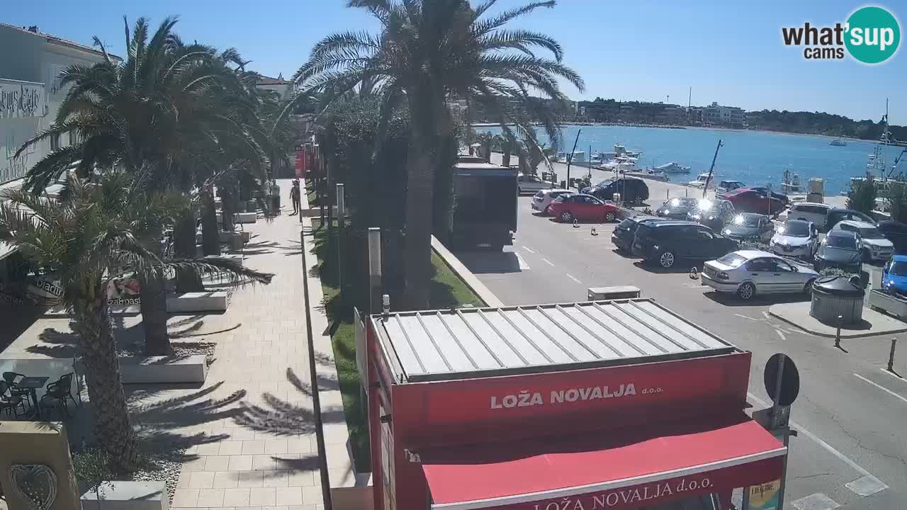 Live cam Novalja – Obala Petra Krešimira IV