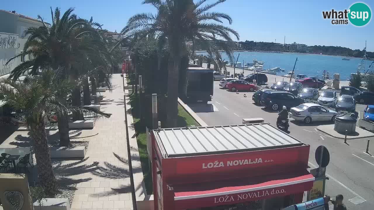 Webcam Novalja – Obala Petra Krešimira IV
