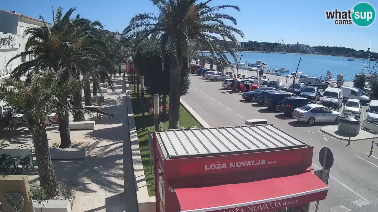 Webcam Novalja – Obala Petra Krešimira IV