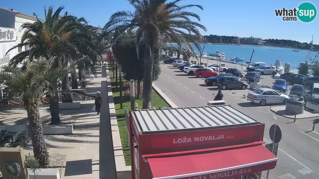 Live cam Novalja – Obala Petra Krešimira IV