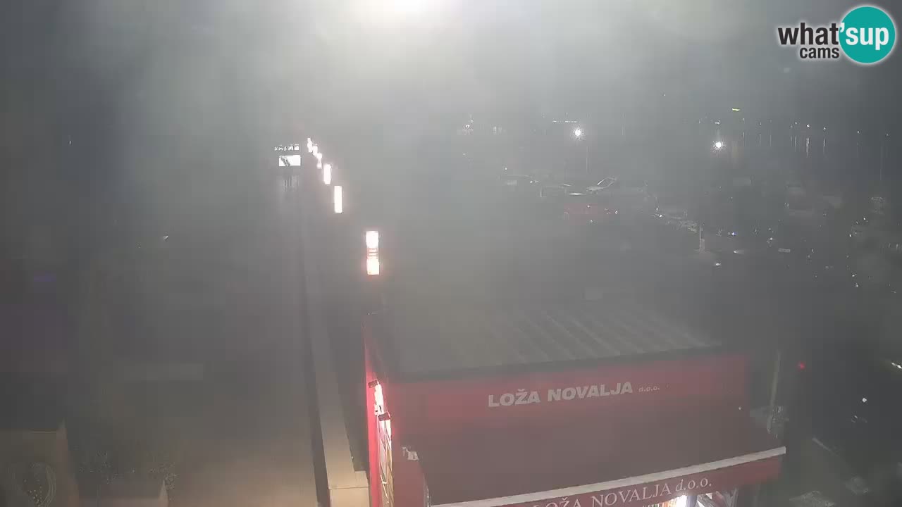 Live cam Novalja – Obala Petra Krešimira IV