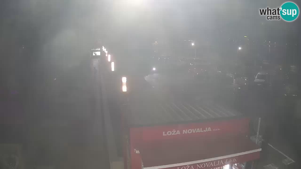 Live cam Novalja – Obala Petra Krešimira IV