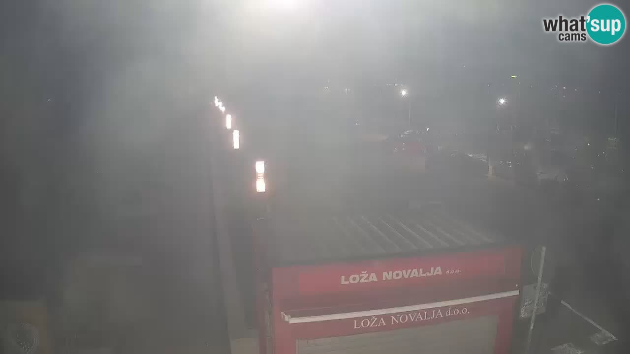 Webcam live Novalja – Obala Petra Krešimira IV