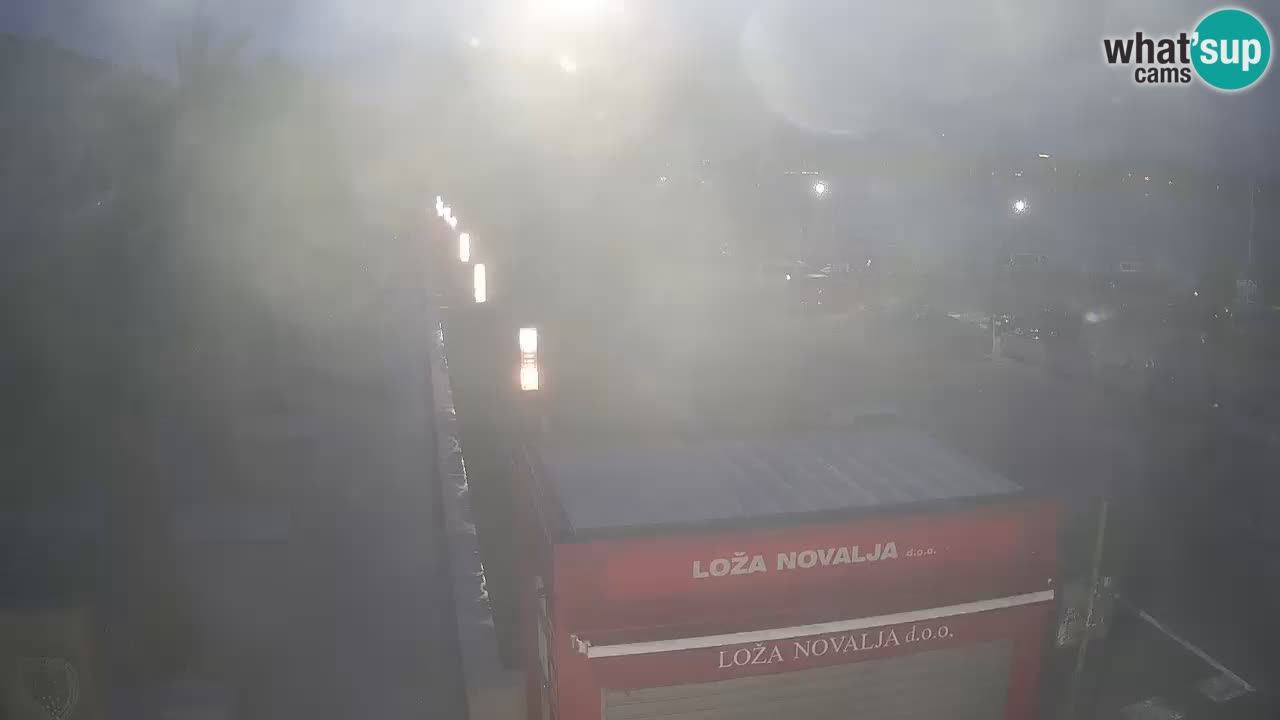 Web kamera Novalja – Obala Petra Krešimira IV