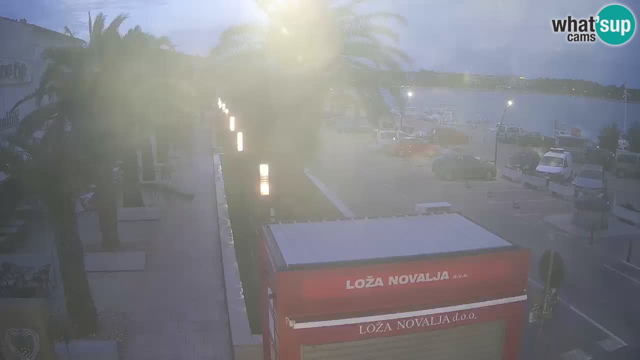 Webcam live Novalja – Obala Petra Krešimira IV