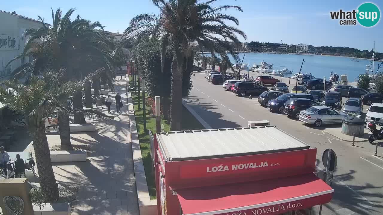 Webcam live Novalja – Obala Petra Krešimira IV