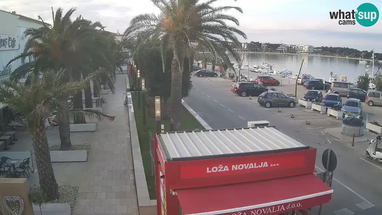 Webcam live Novalja – Obala Petra Krešimira IV