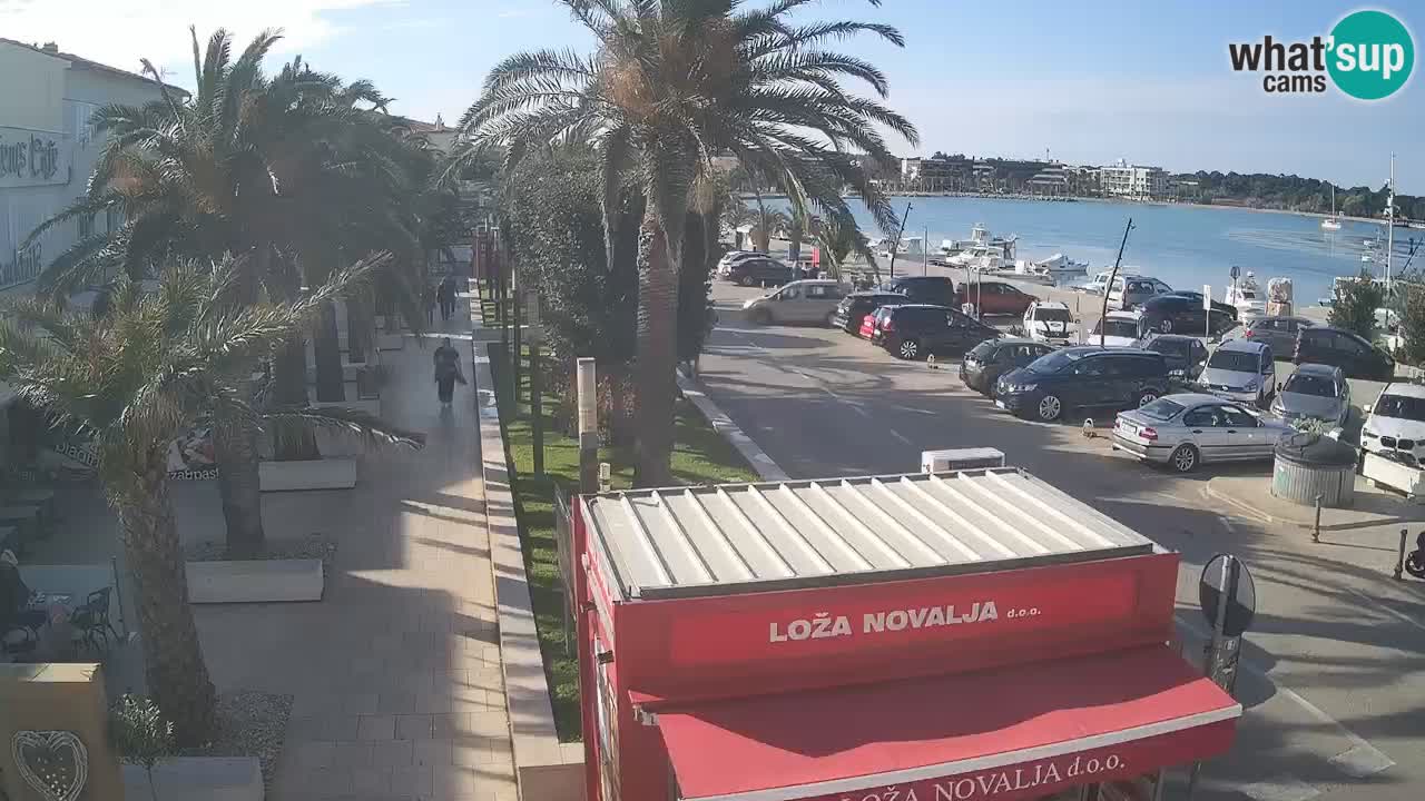 Webcam live Novalja – Obala Petra Krešimira IV