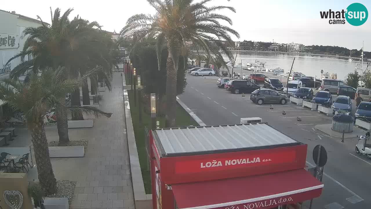 Webcam live Novalja – Obala Petra Krešimira IV