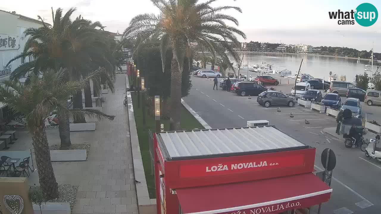 Web kamera Novalja – Obala Petra Krešimira IV