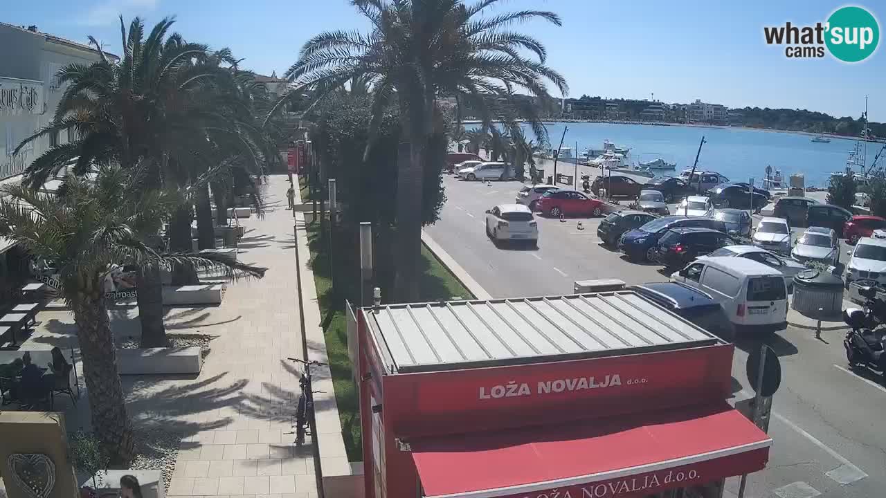 Live cam Novalja – Obala Petra Krešimira IV