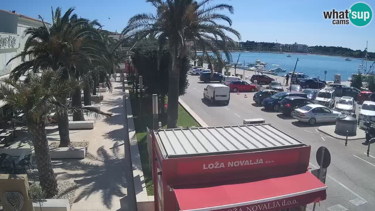 Live cam Novalja – Obala Petra Krešimira IV